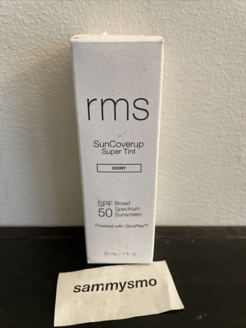 RMS SunCoverup Super Tint Broad Spectrum SPF 50 Sunscreen, IVORY 1 oz EXP: 1/27